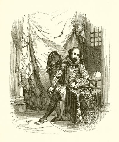 Sir Walter Raleigh in the Tower by English School