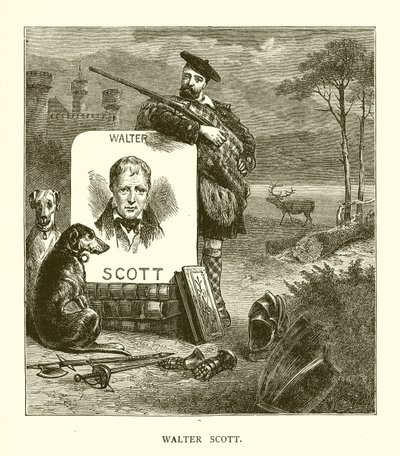 Sir Walter Scott by English School