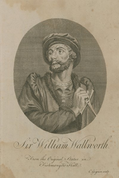 Sir William Wallworth, Lord Mayor of London, 1370 by English School