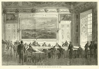 Sitting of the French Council of War by English School