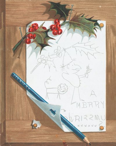 Sketch on Pin Board by English School