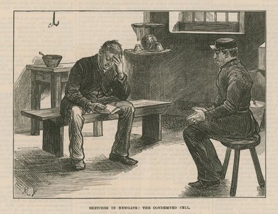 Sketches in Newgate by English School