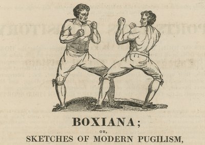 Sketches of Modern Pugilism by English School