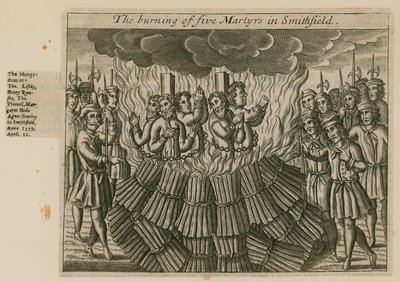 Smithfield Martyrs by English School