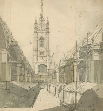 St Dunstan-in-the-East, London by English School