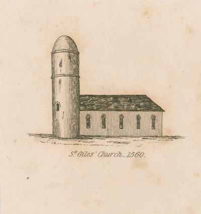 St Giles Church, 1560 by English School