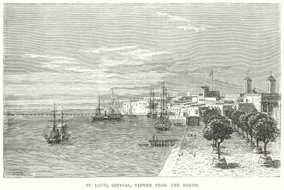 St Louis, Senegal, Viewed from the North by English School