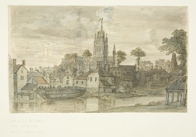 St Mary Redcliffe Church from Redcliffe Back by English School