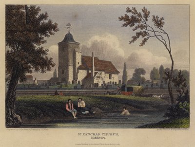 St Pancras Church, Middlesex by English School
