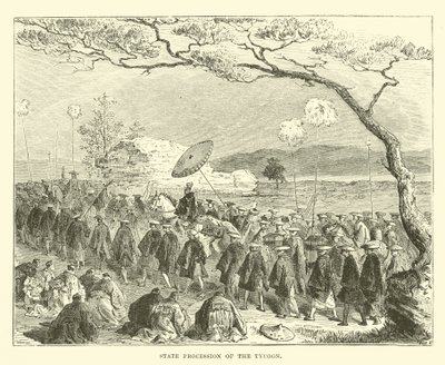 State procession of the Tycoon by English School