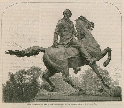 Statue of General Sir James Outram, for Calcutta, now in Waterloo Place by English School