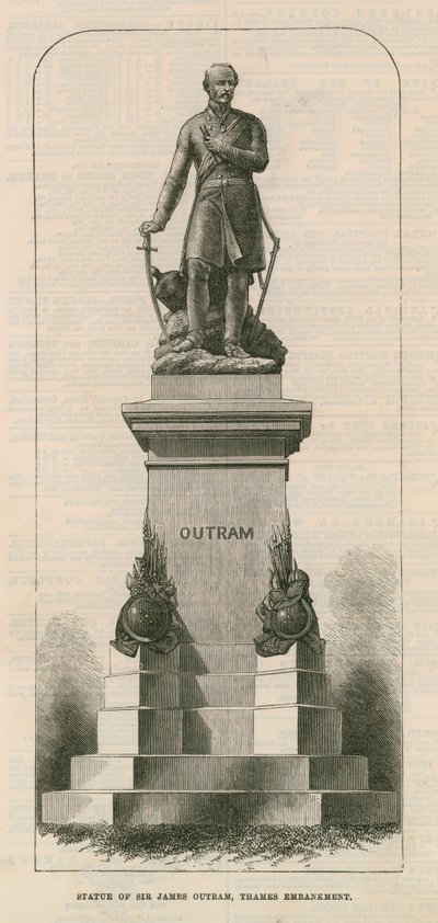 Statue of Sir James Outram by English School