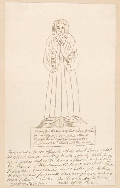 Statue, Tomb of Thomas Lymington by English School