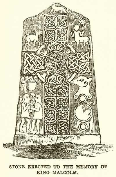 Stone Erected to the Memory of King Malcolm by English School