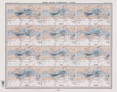 Storm Tracks and Frequency, World by English School