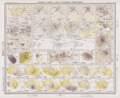 Storm and Winds, Asia and Southern Hemisphere by English School