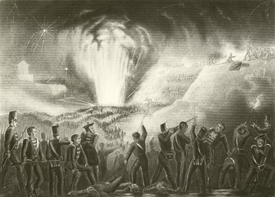 Storming of Badajoz by English School