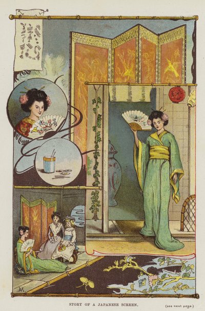 Story of a Japanese Screen by English School