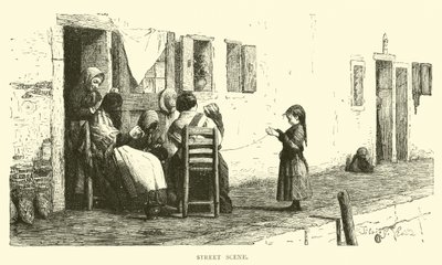 Street Scene by English School