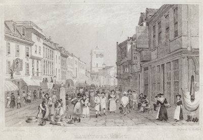 Street Scene of Dartford in Kent by English School