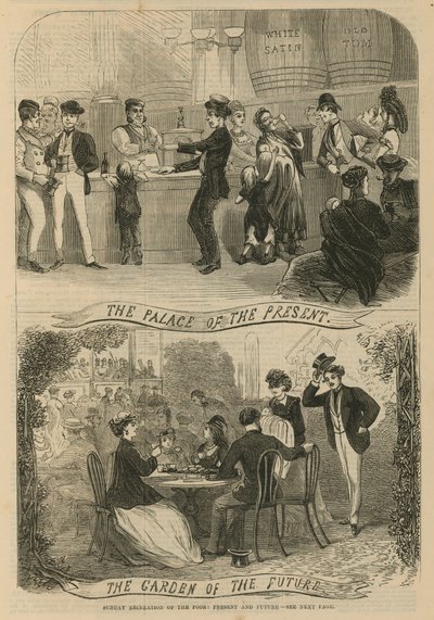 Sunday recreation of the Poor: The palace of the present, the garden of the future by English School