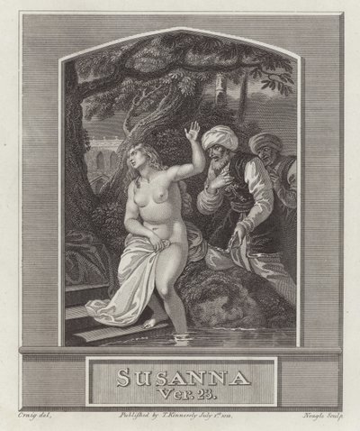 Susanna and the Elders by English School