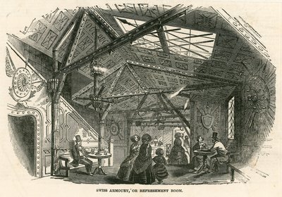 Swiss Armoury; or Refreshment Room, Colosseum, Regents Park, London by English School