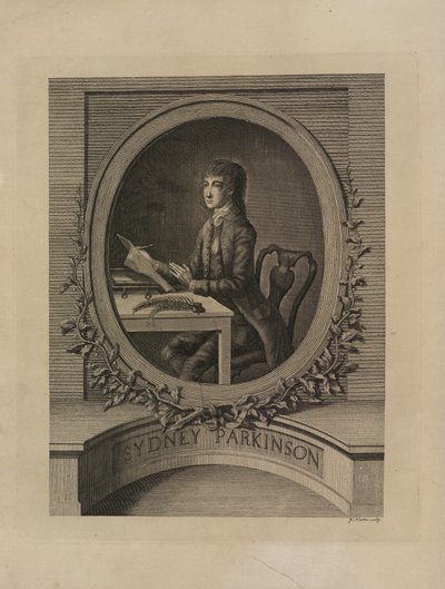 Sydney Parkinson, frontispiece from 