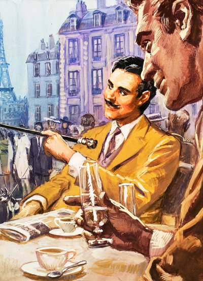 Taking tea in Paris by English School