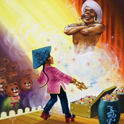 Teddy Bear (with hidden objects) by English School