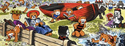 Teddy Bears on the Beach by English School