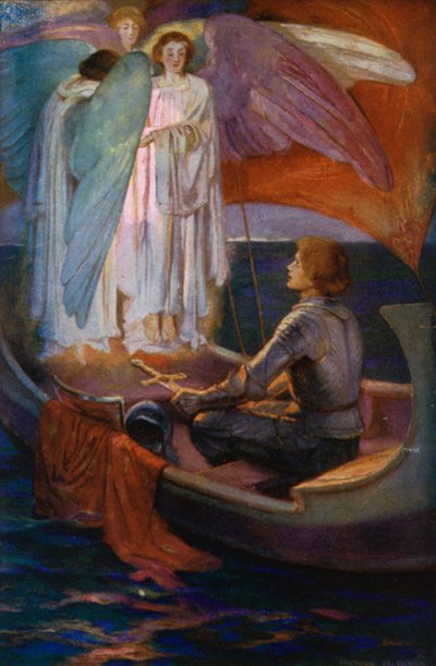 Tennyson Poem: Sir Galahad by English School