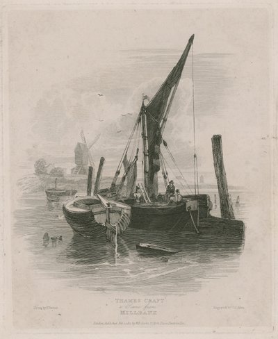 Thames Craft by English School