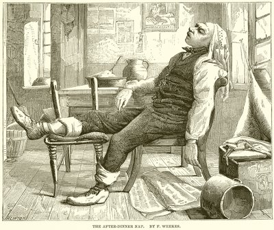 The After-Dinner Nap by English School