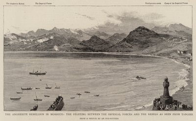 The Angherite Rebellion in Morocco, the Fighting Between the Imperial Forces and the Rebels as Seen from Tangier by English School