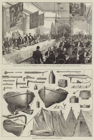 The Arctic Expedition by English School