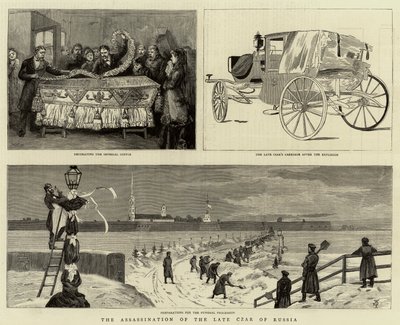 The Assassination of the Late Czar of Russia by English School