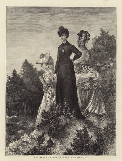 The Autumn Campaign, between two fires by English School