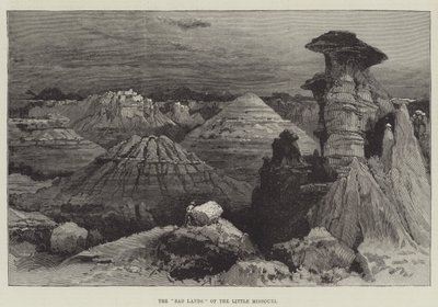 The "Bad Lands" of the Little Missouri by English School
