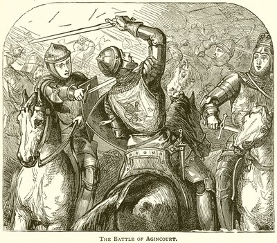 The Battle of Agincourt by English School