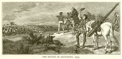 The Battle of Agincourt, 1415 by English School