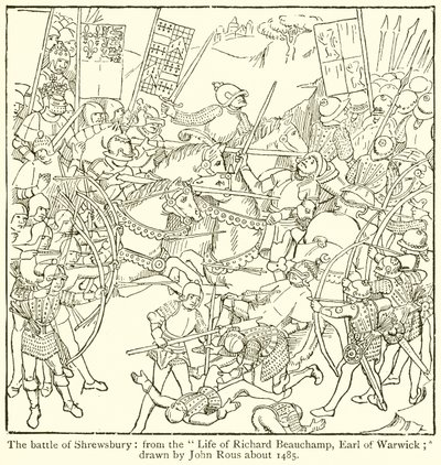 The Battle of Shrewsbury by English School