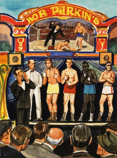 The Boxing Booth by English School