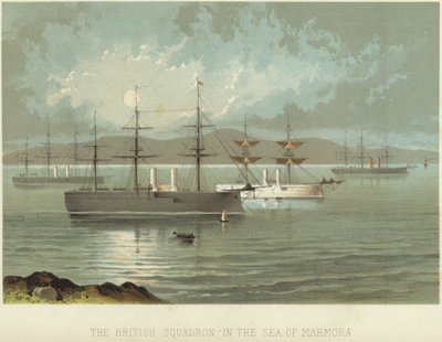 The British Squadron in the Sea of Marmara by English School