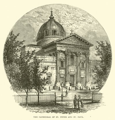 The Cathedral of St. Peter and St. Paul by English School