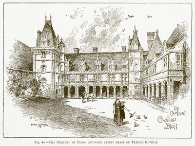 The Chateau of Blois (Showing Latest Phase of French Gothic) by English School
