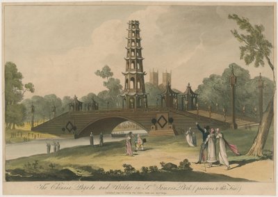 The Chinese Pagoda and Bridge in St. James
