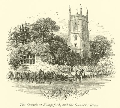 The Church at Kempsford, and the Gunners Room by English School