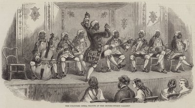 The Coloured Opera Troupe at the Oxford-Street Gallery by English School