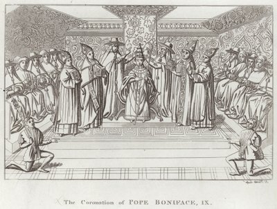 The Coronation of Pope Boniface IX by English School